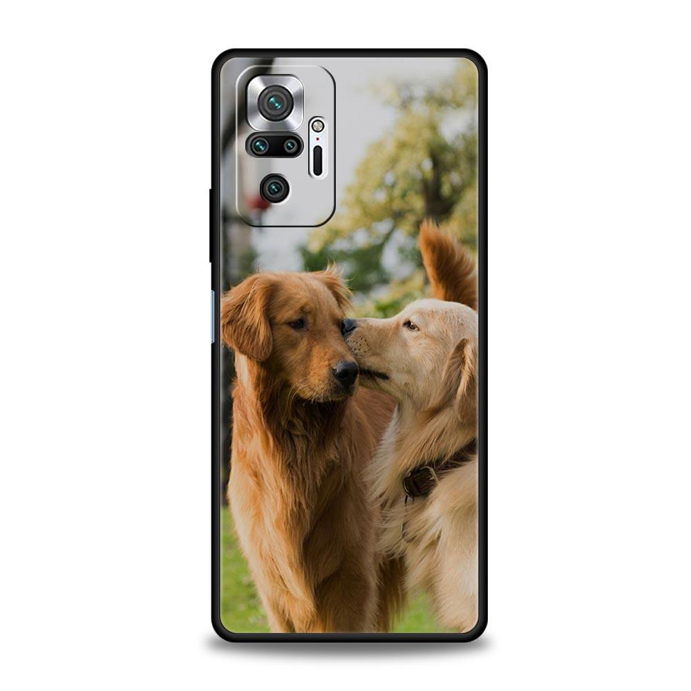 Labrador Golden Retriever Dog Phone Case For Xiaomi Redmi Note 14 13 12 5G 9S 9 10 11 Pro Plus 9T 14C 13C 12C 10C 9C 9A Cover