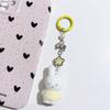 Kawaii Miffy Rabbit Keychain Cute Outfit Miffy Rabbit Keychain Cartoon Girl Heart Student Bag Best Friend Gift Accessory