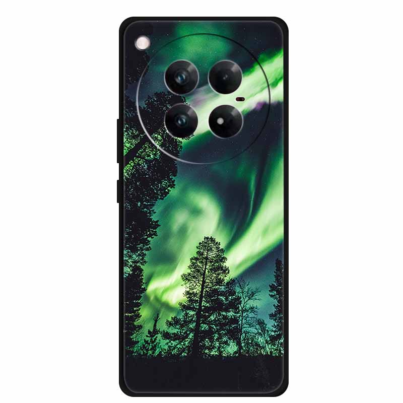For Infinix Zero 40 5G Case Black Silicone TPU Painted Scenery Cover Hot Air Balloon Case For Infinix Zero 40 4G Sky WolfLeopard - Infinix Zero 40 4G