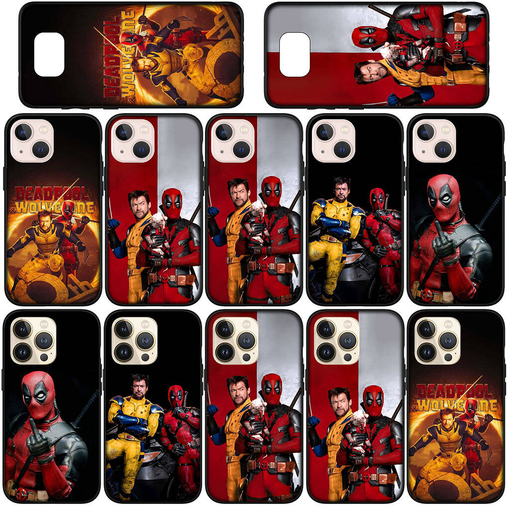 For iPhone 17 16 15 Xiaomi Poco F7 F8 X7 X6 C85 C75 C71 M8 Redmi Note 14 13 12 11 Pro Max 14C 13C 15C A4 Case Poster Deadpool Marvel Wolverine Cover