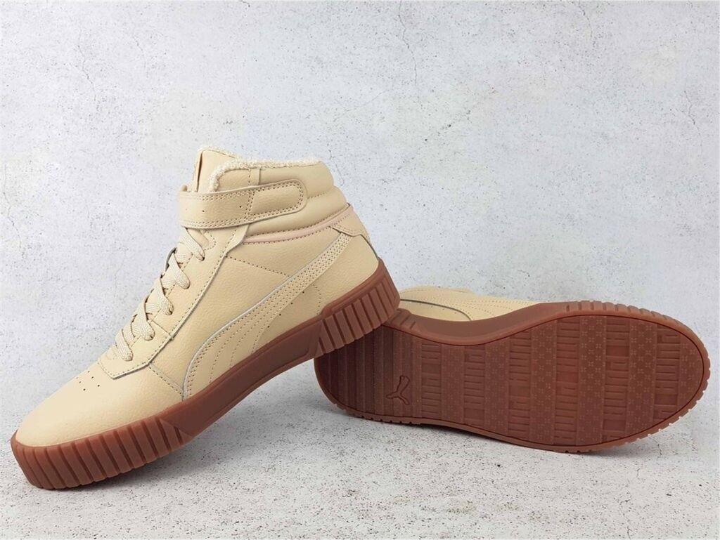 Puma Carina 2.0 Mid WTR Women's Sneakers (385852) Light Sand/light Sand/puma Team Gold