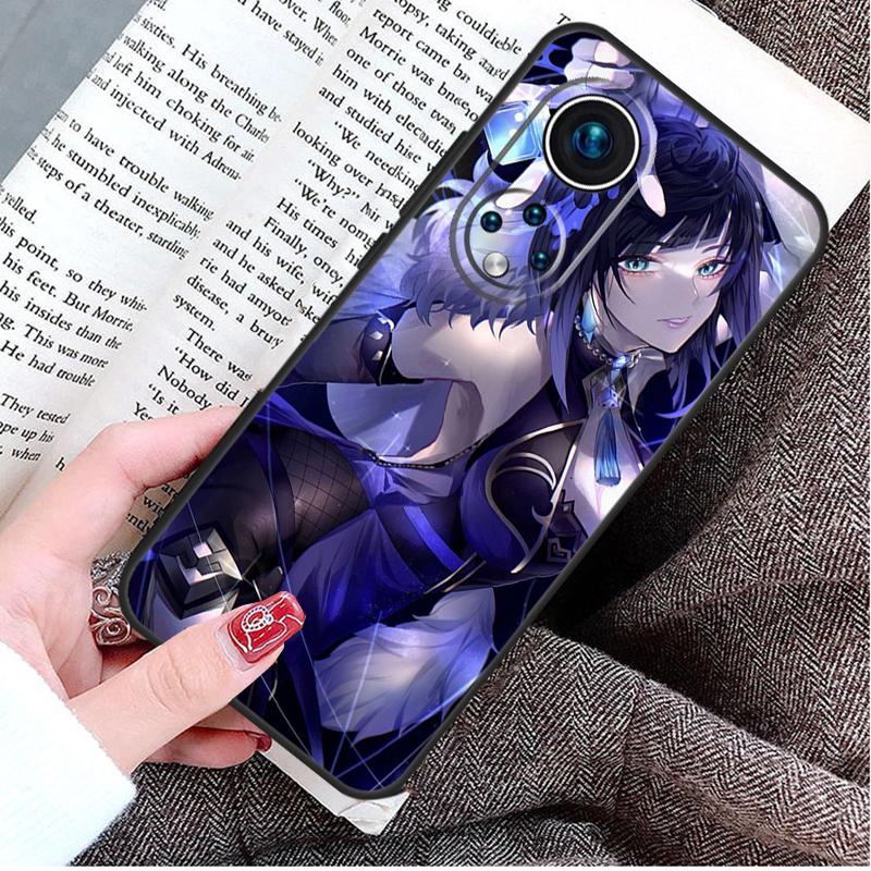 Yelan Genshin Impact Case For Honor Magic 8 6 7 Lite Honor 400 200 Pro 50 70 90 X8c X8b X9a X9c X9b X9d Win Cover
