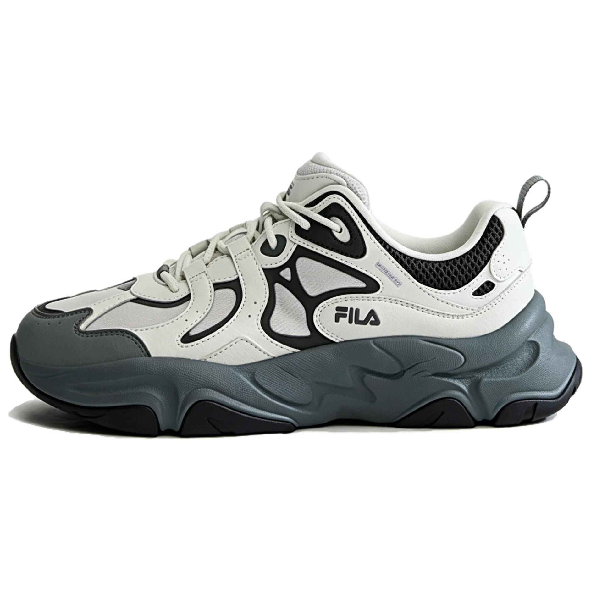 FILA MARS 3 Chunky Sneakers Men s Low Top Gray White/Heather Gray F12M632167FMC 39