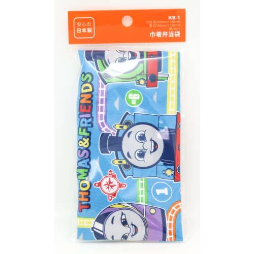 OSK Thomas the Tank Engine Drawstring Lunch Bag, Made in Japan, Stylish, Cute, Simple, Easy to Use, Easy to Access, Unisex, for Kids and Elementary Sc