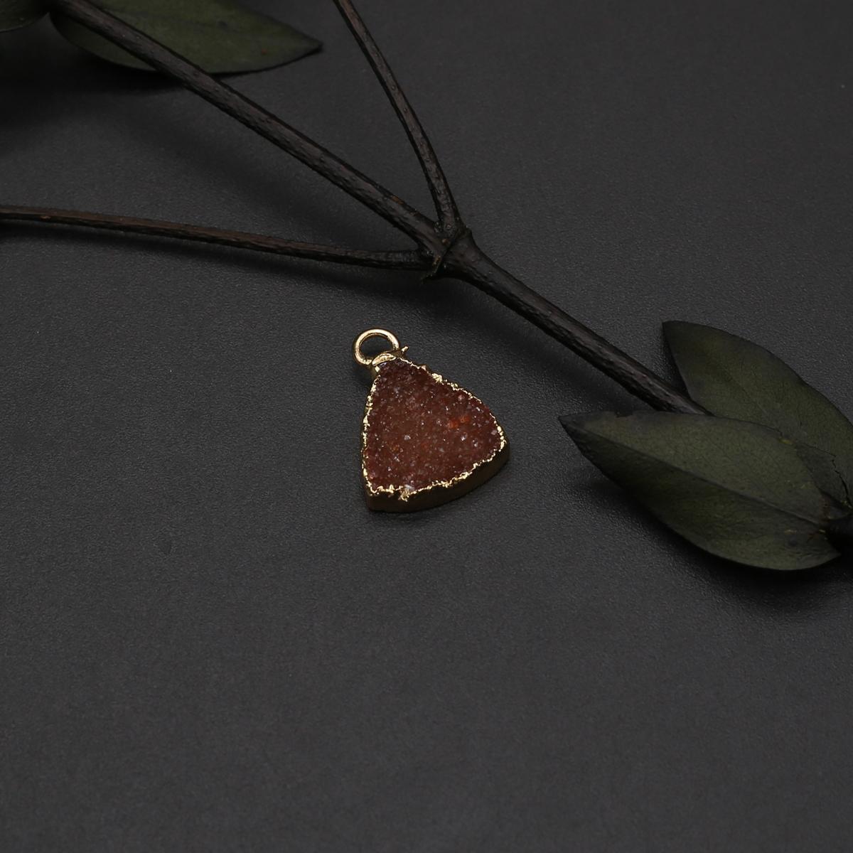 

2 шт. небольшой кулон из натурального камня, кристалл, прямоугольный кулон для изготовления ювелирных изделий, ожерелье, браслет, аксессуар 12x12mm