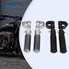 Motorcycle Highway Foot Pegs 1" 1-1/4" Engine Guard Clamp Footrest Pedal Universal For Harley Touring Softail Sportster XL Dyna