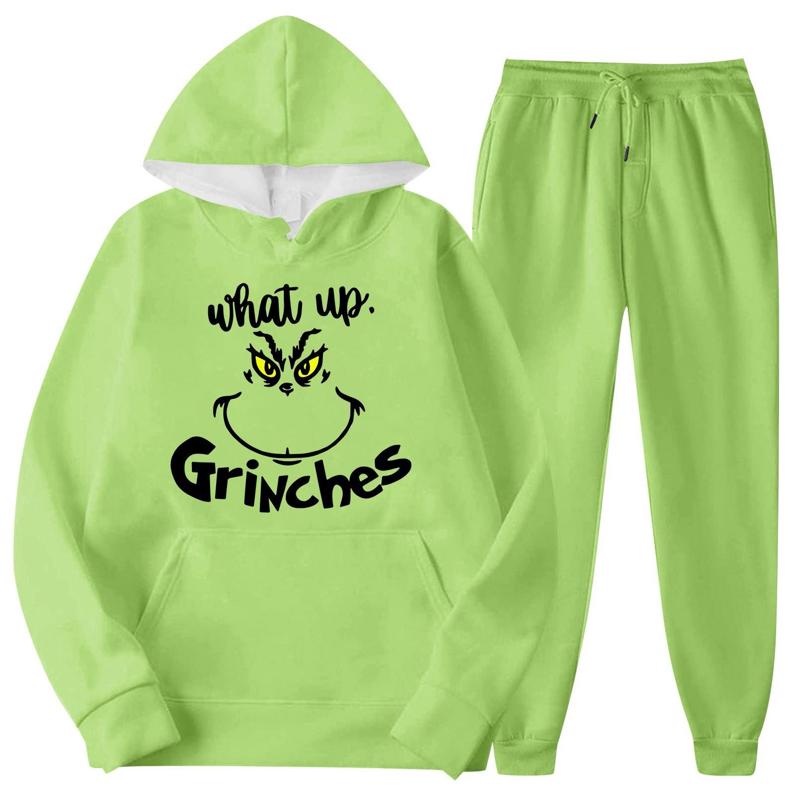 

Мужской и женский костюм с длинным рукавом и круглым вырезом с принтом Glitch, толстовка с капюшоном и штаны XL жёлтый