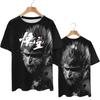 Hot Sale Rollenspellen Zwart Mythe Wukong Print T-shirt 3D Mode Mannen/Vrouwen Korte mouw T-shirt y2k Origineel heren T-shirt