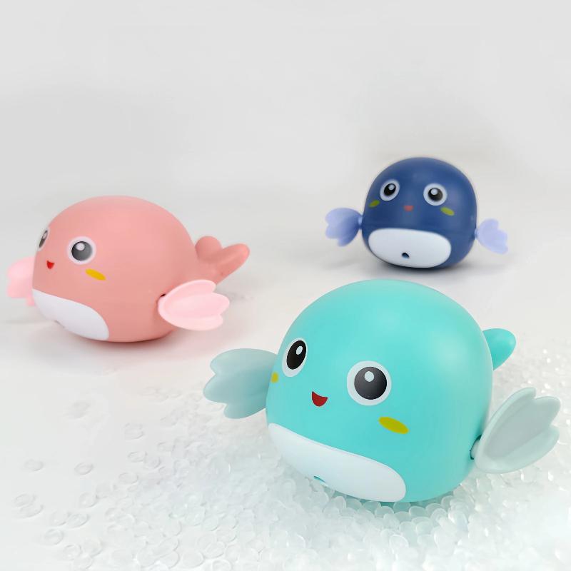 Bath Time Children's Water Play Toy Small Dolphin Water Toy, Bathtub Toy Little Duck And Little Turtle, Suitable For Boys And Girls