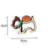 Contrasting Lines Puppy Hairpins Women's High-end Sense Cute Shark Clips Fashion Hair Accessories