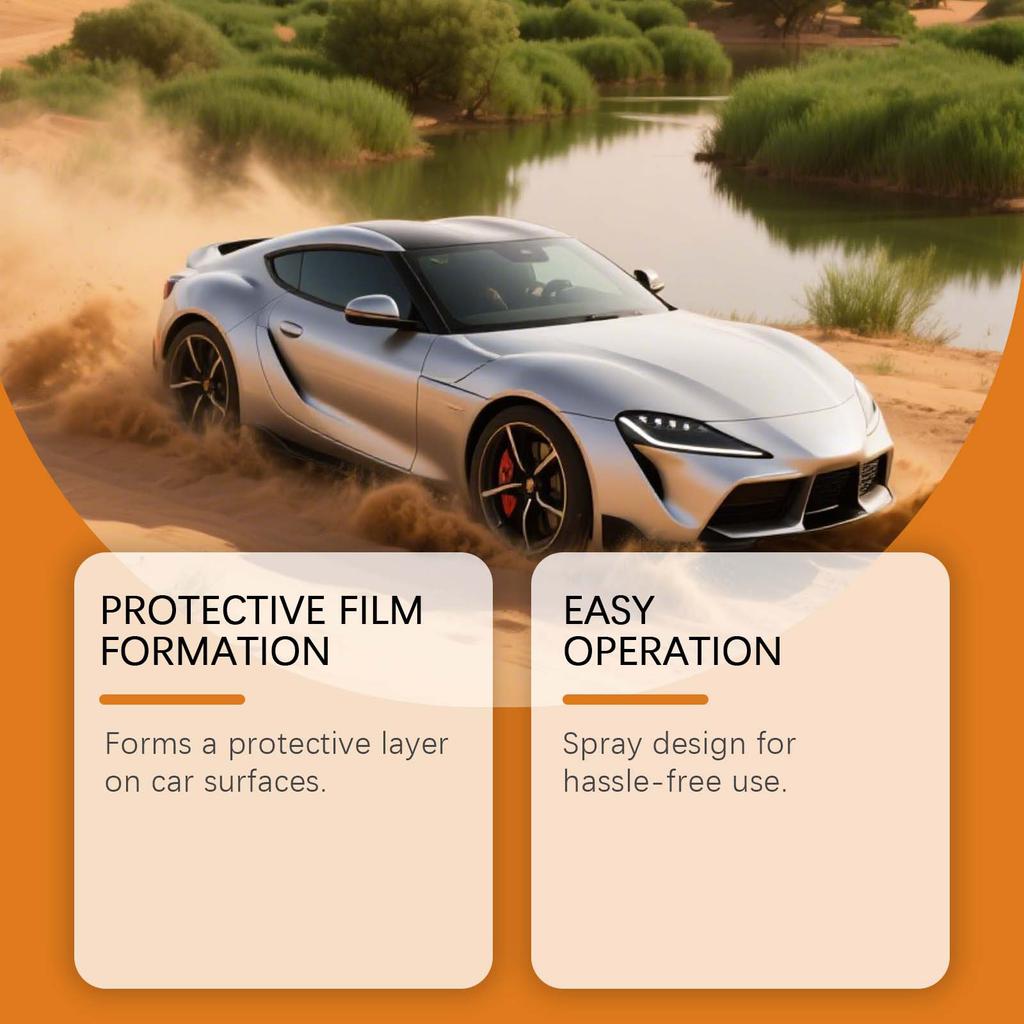 Car Coating Spray - Cleaning, Stain Removal, and Gloss Enhancement Spray for Car Exterior Coatings (30ml)