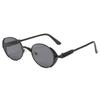 Polarized metal fashion toad glasses sunglasses spring hook European and American street shot sunglasses modern sunshade UV