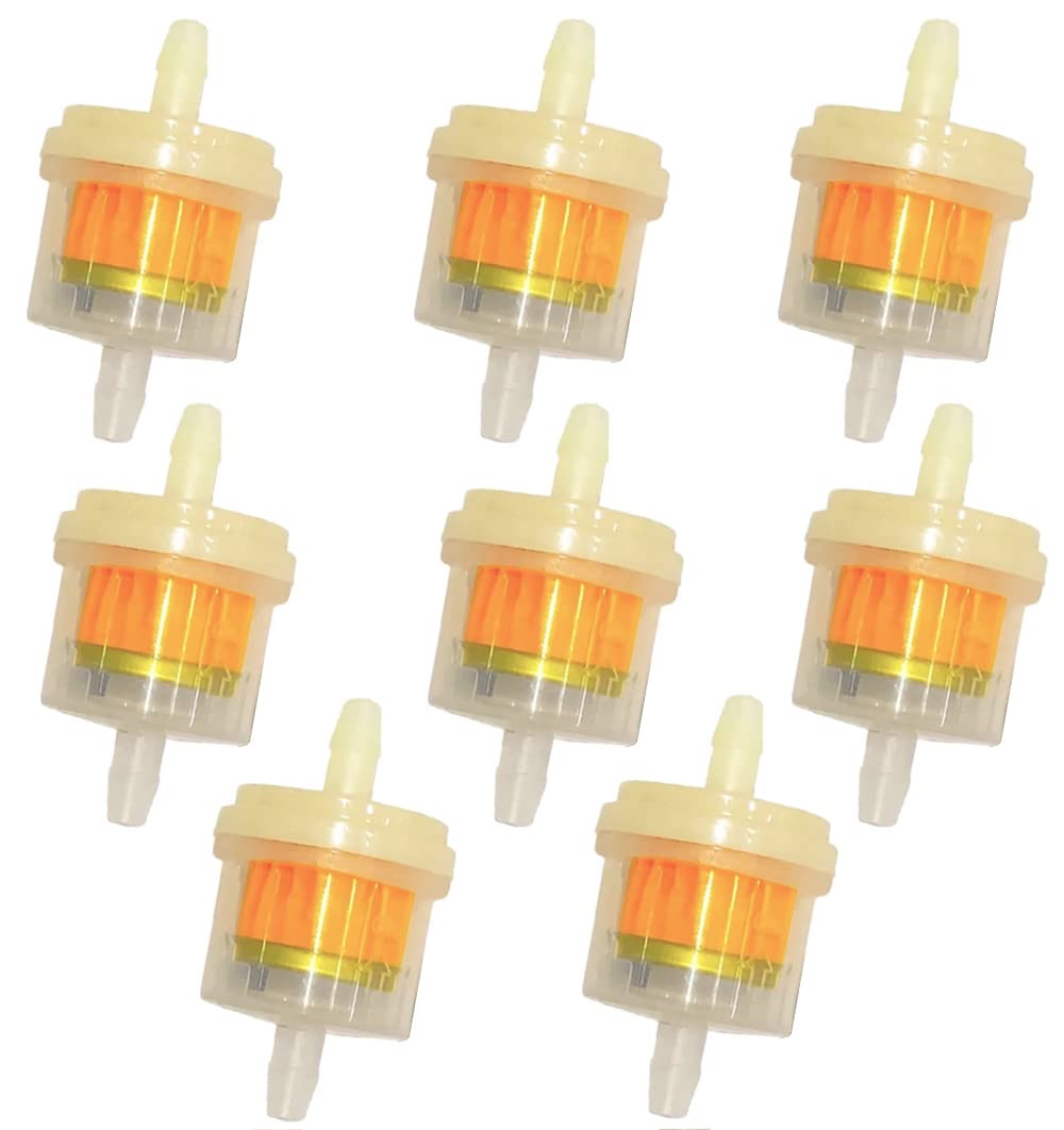 

YFFSFDC Gasoline Filter Fuel Filter Inner Diameter Fits 5mm-6mm Magnetic Catch Motorcycle Auto Parts Universal 8pcs 8 pieces