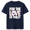 Philadelphia 76ers Squadra di Pallacanestro Abbigliamento da Allenamento a Maniche Corte Periferico T-shirt Sportiva Uomo Donna Oversize Allenamento Sportivo Abbigliamento Femminile Maschile