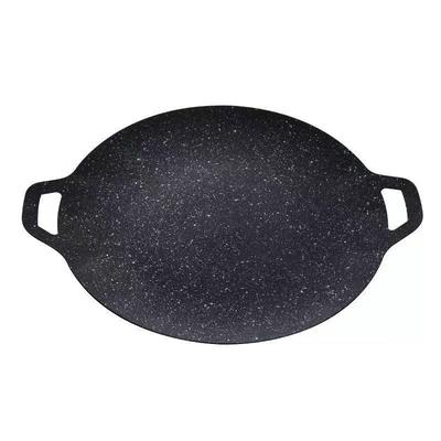 ZISIZ 36cm Non-Stick BBQ Grill Pan Set for Cassette Stoves