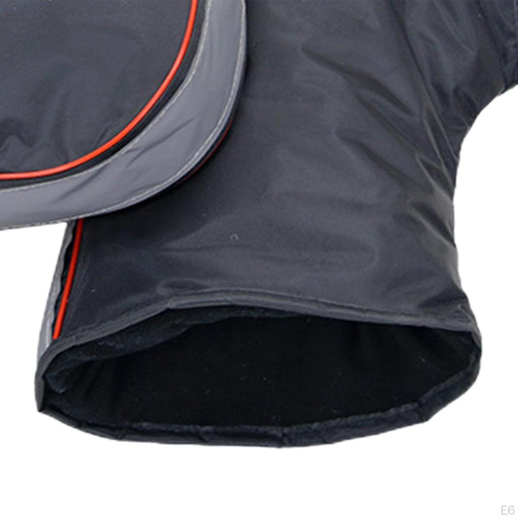 Cold Weather Motorcycle Handlebar Muffs, Windproof Mitts for Riding