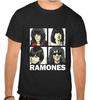 Ramones Rock Music Logo Black T-Shirt -1069