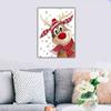 DIY Full Round Diamond Painting Cross Stitch 3D Art Style Home Scene Animal Decorative Diamond Painting 5d Diamond Art Painting
