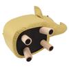 Animal Footstools Lovely Cartoon Innovative Elephant Upholstered Stool for Nursery Bedroom Playroom