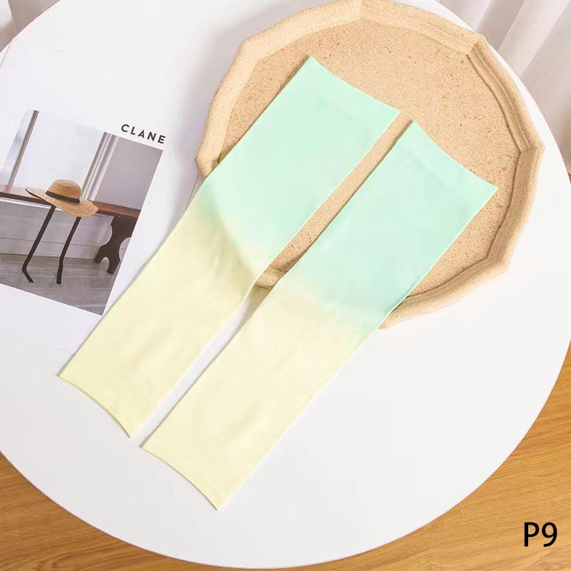 UPF50+ Arm Sleeves Ice Fabric Breathable Quick Dry Running Sportswear Sun UV Protection Long Arm Cover Mountaineering Gloves
