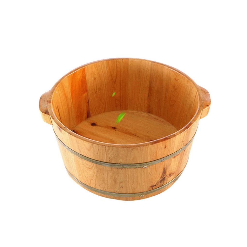 Wooden Foot Massage Foot Barrel Soaking Foot Bathtub Basin Spa Tub Footbath Bucket For Home Foot Spa Bathroom Mother'S Day Gift
