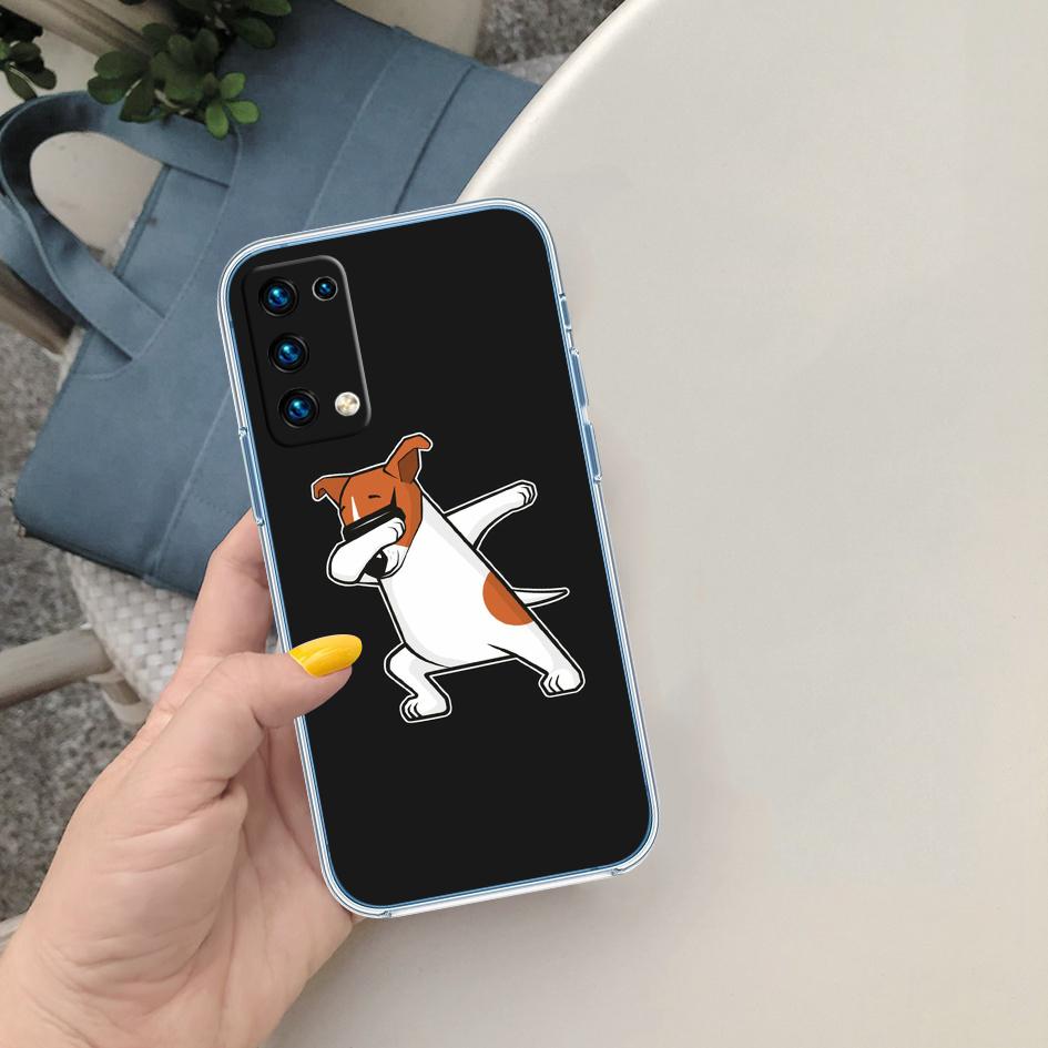 

PP24 Dabbing Dog Transparent Phone Case for Motorola Moto G40 G04 G05 One Ace Action Fusion + Plus Hyper Macro Vision Zoom Motorola Moto G04