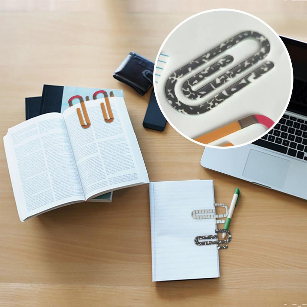 Classroom Theme Creative Bookmarks Paper Clip Bookmarks