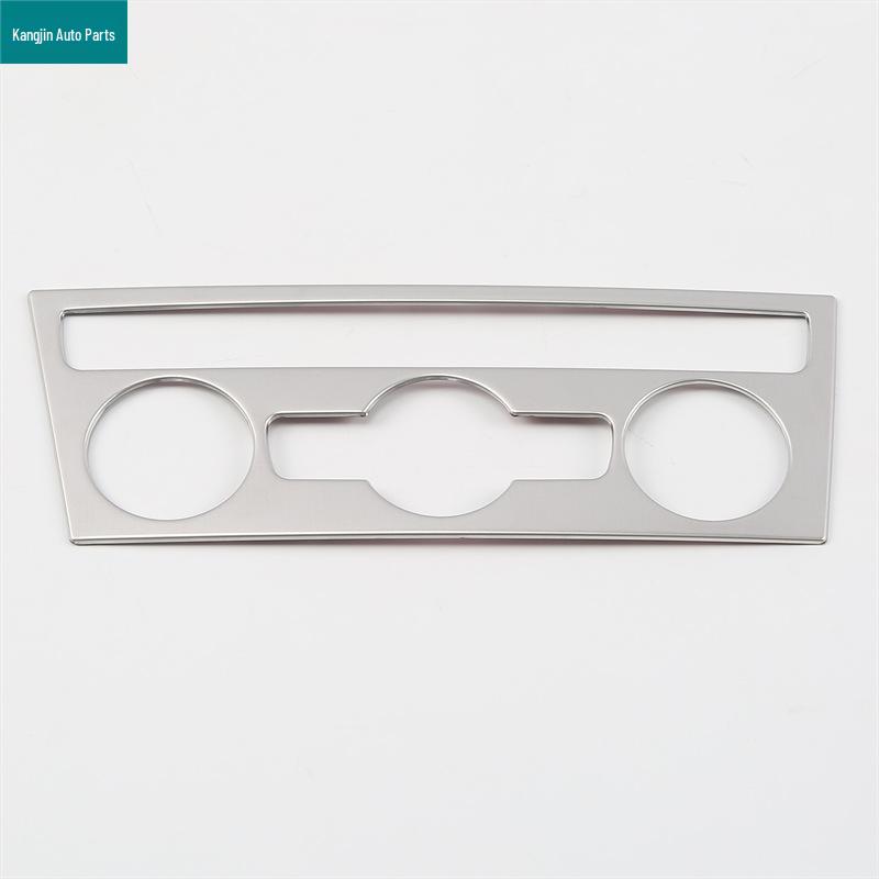 Silver Stainless Steel Interior Rear Anti-Kick Frame for Volkswagen T-Cross 2018 Model