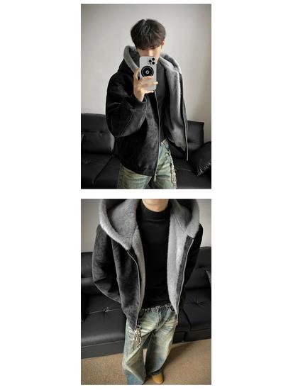 Women's Retro American Flight Jacket: Autumn/Winter Thickened Velvet Cotton, Wear-Resistant, Loose Fit, In Stock.