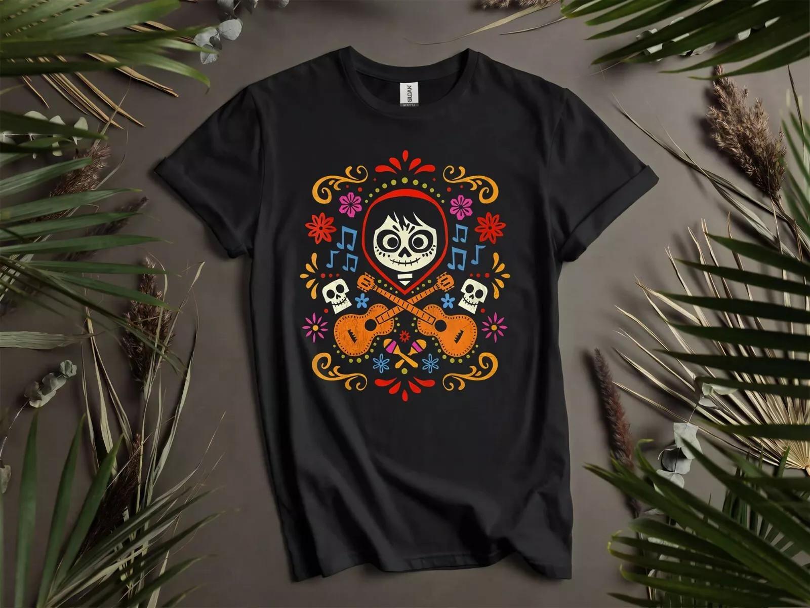 Disney Pixar Coco Musical Miguel T-shirt T Shirt Men Women Unisex Tshirt S разноцветный