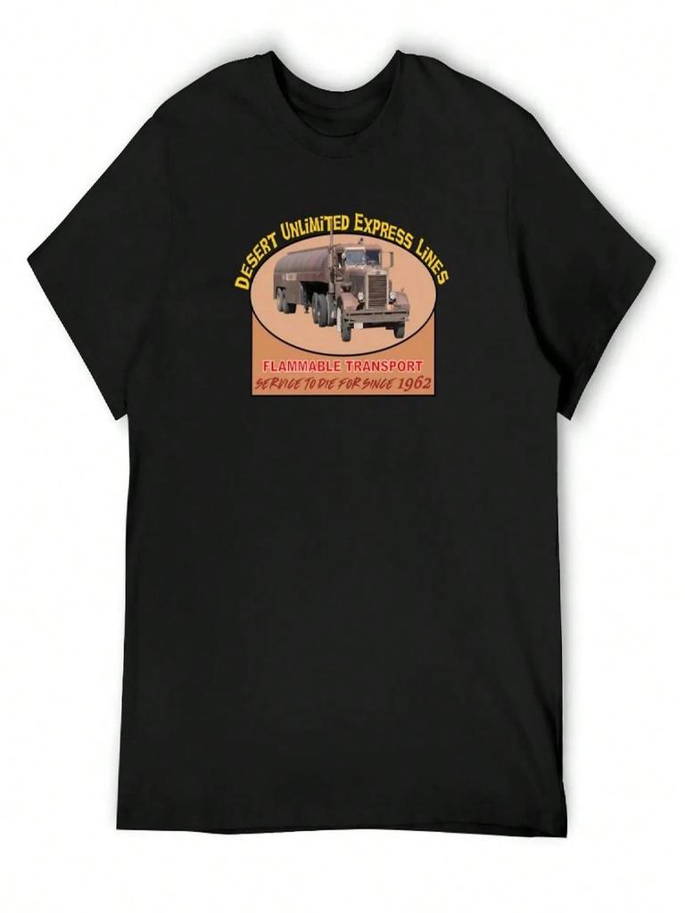 DUEL Truck Logo - Peterbilt - Movie T-Shirt Anime Clothes Oversize T-Shirts Man T-Shirts Oversize Plain unisex T Shirt