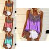 Comfortable Plus Size Women's Floral Print Cami Tops With Strappy Design For Summer