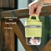 Vanow Portable Glass Coffee Cup with Handle & Straw