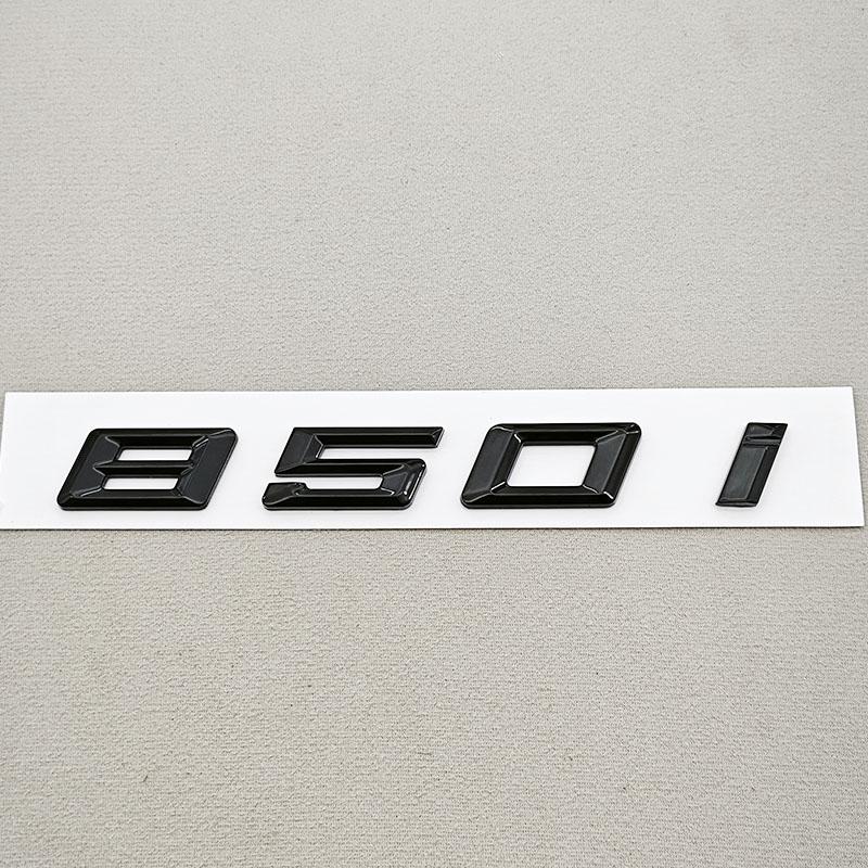 NEW 3D ABS Car Letters Logo 840i 850i Sticekr Rear Trunk Badge Emblem Decals For BMW 8 Series 840i 850i G14 G15 G16 Tail Marking