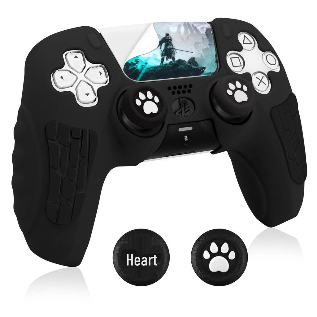 PS5 Controller Silicone Case for Black Myth Wukong - Anti-Drop & Anti-Scratch with Thumbstick Caps