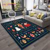 Nutcracker Christmas Tree Cartoon Fairy Tales Carpet Rug for Home Living Room Bedroom Sofa Doormat Decor,kids Non-slip Floor Mat