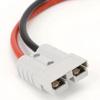 50A Double Pole 600V High Current Plug with 10 AWG Silicone Cable Electric Forklift Plug Quick Charging Connector