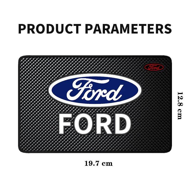 Tappetino Antiscivolo Adesivo per Auto Pad per Cruscotto Auto Tappetino Antiscivolo Resistente al Calore per Ford Focus 2 MK2 3 4 MK3 MK4 ST Mondeo Festiva Fusion