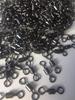 100pcs/bag High Quality Factory Fishing Tackle Accessories Stainless Steel American Swivel Snap Swivel Rolling Swivels 6mm
