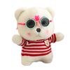 1Pc 30Cm Kawaii Teddy Bear With Clothes Glasses Plush Toys Stuffed Soft Animal Bear With Accessories Dolls Lovely Valentine Gift