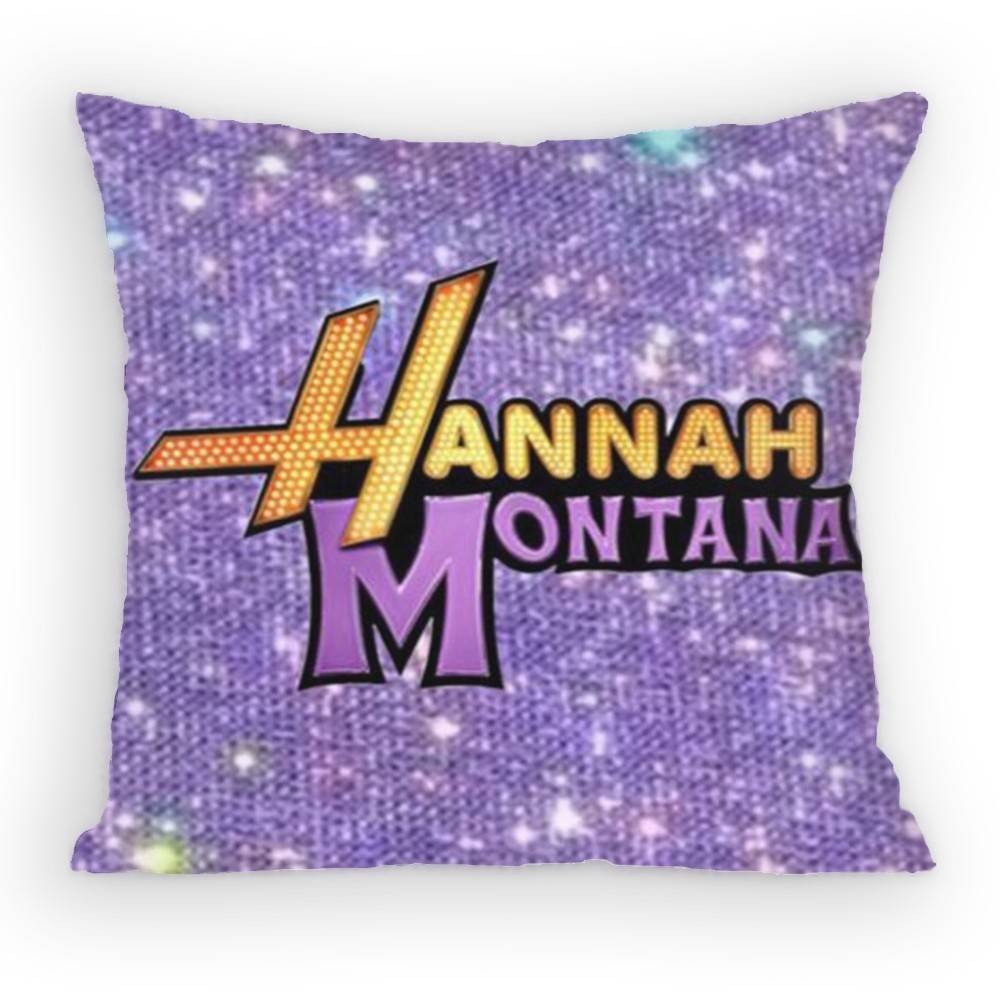 HHannah MMontana Pillow Case Sofa Living Room Bedroom Headboard Backrest Cushion Square Cushion Nap Time