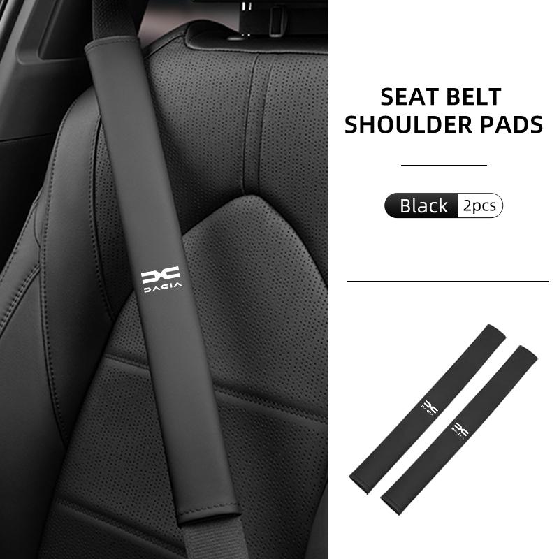 

2Pcs Car Styling Safety Belt Shoulder Pad Long Seat Belt Protector Cover For Dacia Logan Mcv 2 Duster Sandero Lodgy