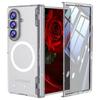 Transparent Glitter Magnetic Phone Case for Samsung Galaxy Z Fold8 Ultra Shockproof for Magsafe Axis Protection Slim Fit Cover