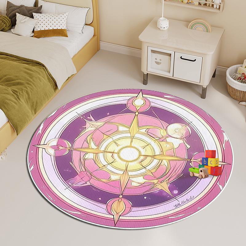 Kulatý koberec, Podložka pod domácí počítačovou židli, Velkoplošný do ložnice, obývacího pokoje, pod konferenční stolek, pod závěsný koš, Koberec s magickým polem, Odolný proti skvrnám