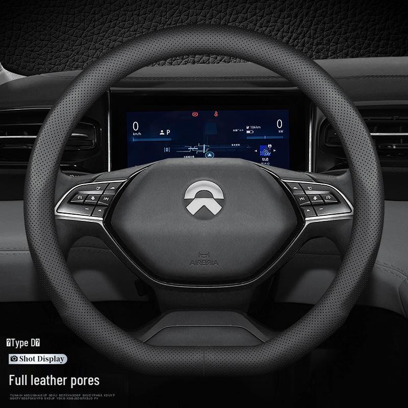 NIO Genuine Leather Steering Wheel Cover for ES6, ES8, EC6 - All-Season