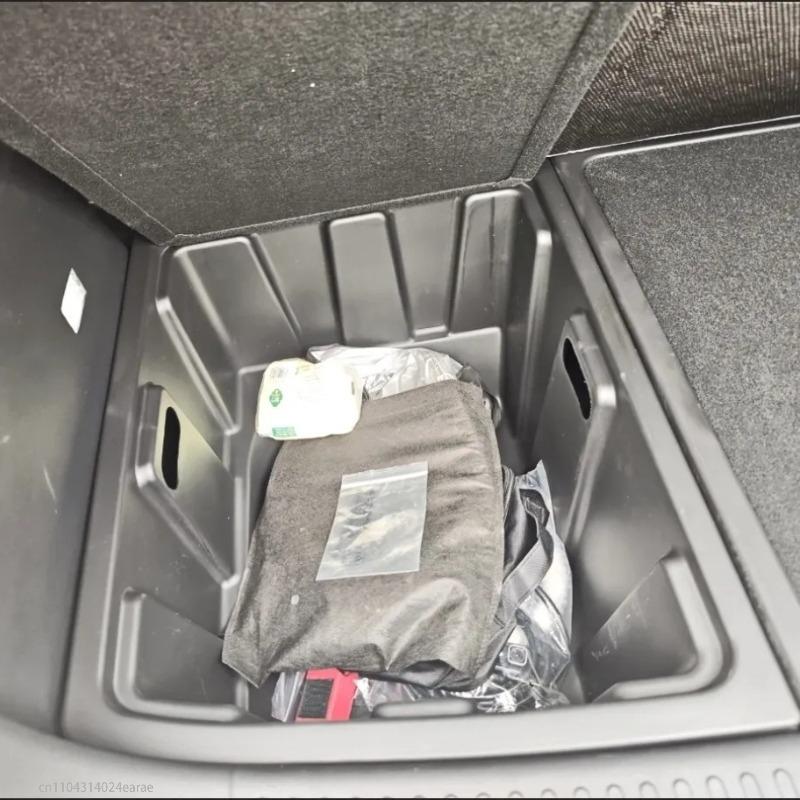 AABHD1 For Chevrolet Spark EUV Baojun Yep Plus 2025 2026 Car Organizer Box Rear Trunk Storage Box Front Cargo Dustproof Luggage Storage