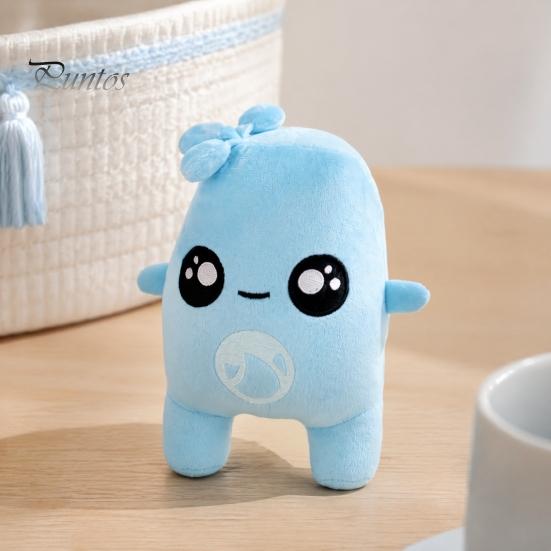 Cute Car Interior Ornaments Game Plush Toy, Blue Water Drop And White Cloud Stuffed Toys Pillow, Soft Animal for Bedside Desk Decor Decorative Pillows