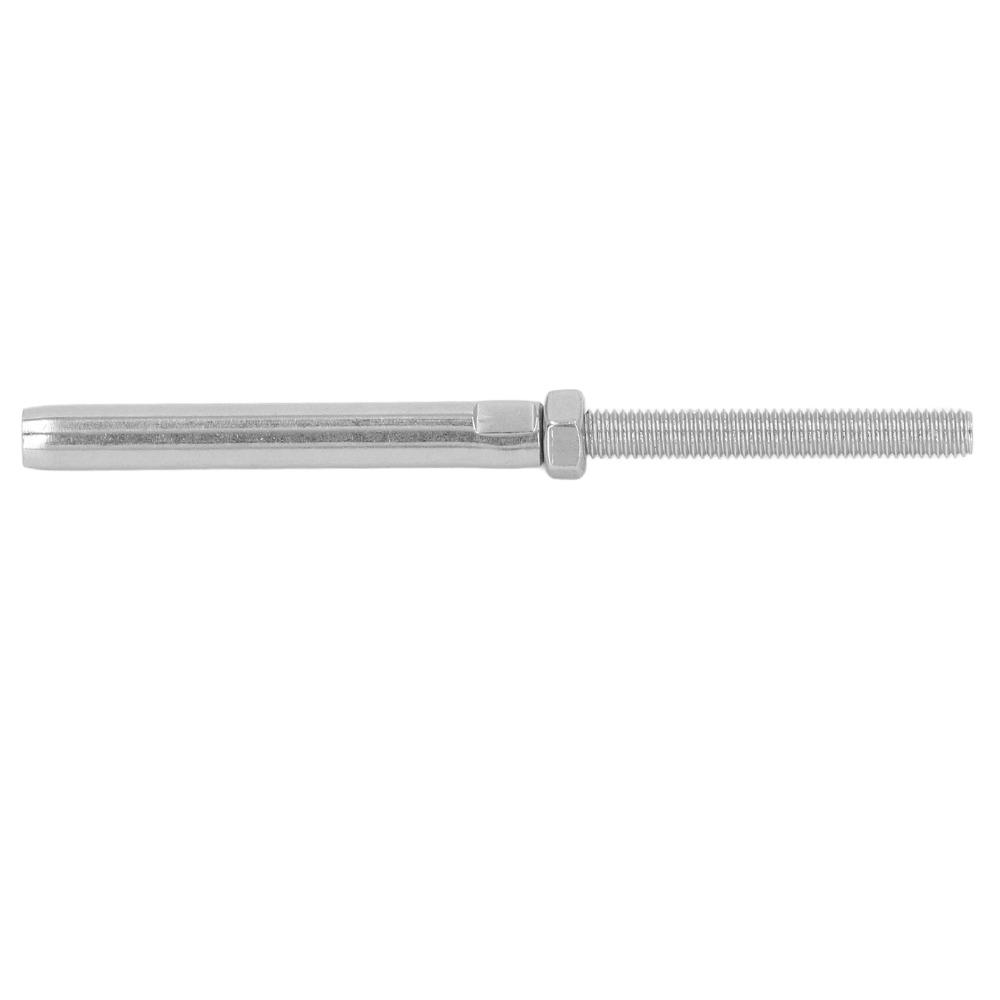 10pcs Premium Cable Railing Tensioners Hand Swage Design Wire Rope Connectors  Outdoor Railing
