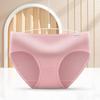 Plus Size Ladies Fashion New Cute Student Breathable Mid Waist Briefs