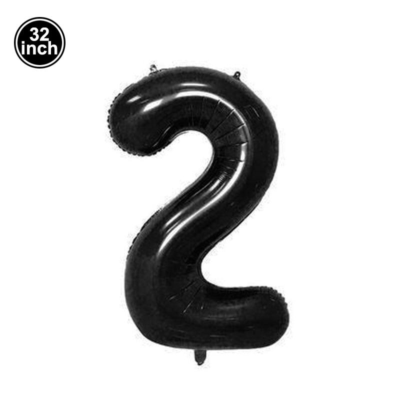 Multi Color Large Numbers 1 Balloon 32Inch 1 2 3 4 5 6 7 8 9 Birthday Ball Red Digit Bachelorette Balloons Figure Golob Balloons